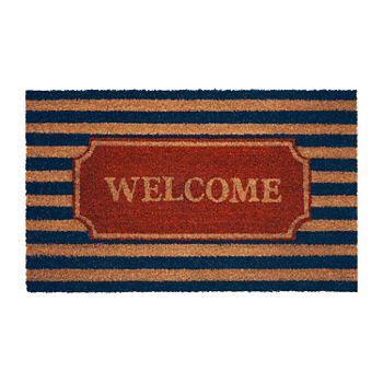 Achim Welcome Aboard Rectangular Indoor Outdoor Doormat