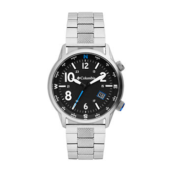 Columbia Sportswear Co. Mens Silver Tone Stainless Steel Bracelet Watch Csc01-005