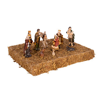 Kurt Adler 3.25-Inch 11-Pc. Resin Nativity Christmas Figurine