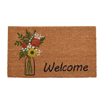 Calloway Mills Summer Bouquet Rectangular Outdoor Doormat