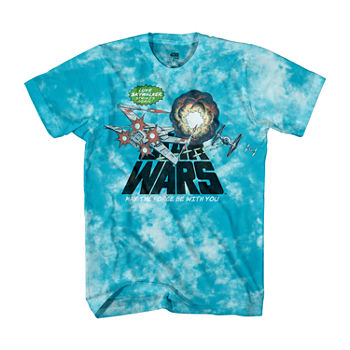 Disney Little & Big Boys Crew Neck Star Wars Short Sleeve Graphic T-Shirt