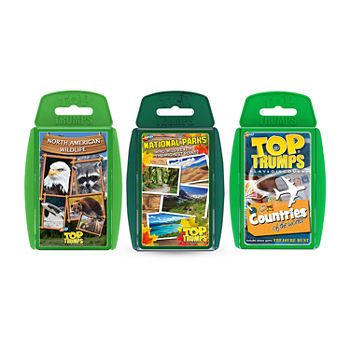 Top Trumps Usa Inc. Bundle Card Game Bundle - The Great Outdoors (North American Wildlife; National Parks; Countries)