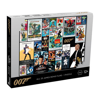 Top Trumps Usa Inc. 007 Bond All 25 Films Puzzle 1000pc