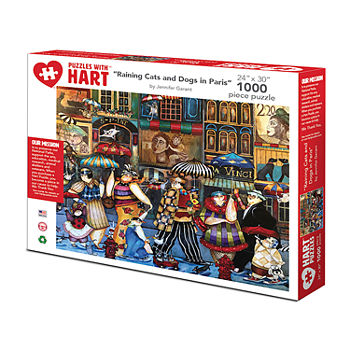 Hart Puzzles Raining Cats And Dogs In Paris By Jennifer Garant