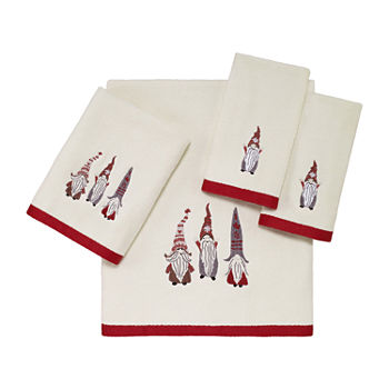 Avanti Christmas Gnome Holiday Bath Towel