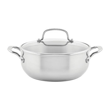 KitchenAid 3-Ply Stainless Steel Stainless Steel Dishwasher Safe Dutch Oven