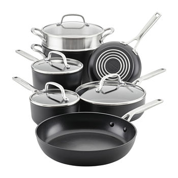Kitchen Aid 11-pc. Hard Anodized Cookware Set