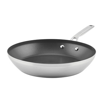 Kitchen Aid 3-Ply Stainless Steel Stainless Steel Dishwasher Safe Frying Pan