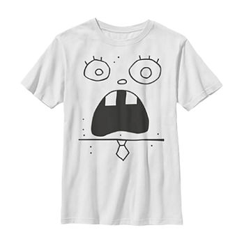 Little & Big Boys Crew Neck Spongebob Short Sleeve Graphic T-Shirt