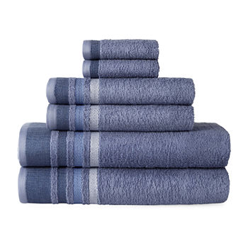 Home Expressions Stripe Embellished Stripes Bath Towel