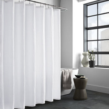 Loom + Forge Sterling Geo Matelasse Shower Curtain