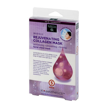 Earth Therapeutics 5 Pack Rejuvenating Collagen Face Mask
