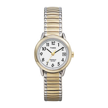 Timex® Easy Reader Womens Two-Tone Stainless Steel Expansion Bracelet Watch T2H4919J