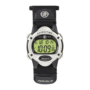 Timex® Expedition® Black Nylon Fast Strap Digital Watch T478529J
