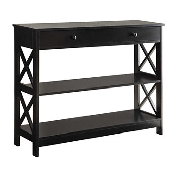 Convenience Concepts Oxford Living Room Collection 1-Drawer Console Table