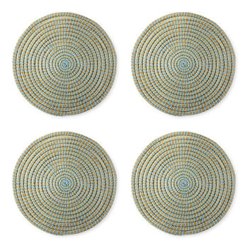 Outdoor Oasis Set Of Rattan 4-pc. Placemat