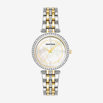 Armitron Womens Two Tone Bracelet Watch 75 5803mptt
