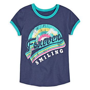 Arizona Short Sleeve Graphic T-Shirt - Girls' 4-16 & Plus