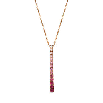 Le Vian Grand Sample Sale™ Pendant featuring 7/8 Strawberry Ombré® set in 14K Strawberry Gold®
