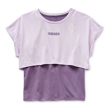 Xersion Little & Big Girls 2-pc. Round Neck Short Sleeve T-Shirt
