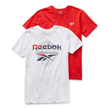 Reebok Big Boys 2-pc. Crew Neck Short Sleeve Graphic T-Shirt