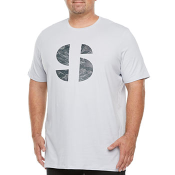 Sports Illustrated Big and Tall Mens Crew Neck Short Sleeve Regular Fit Graphic T-Shirt