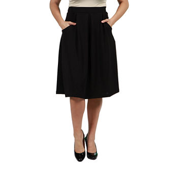 24/7 Comfort Apparel Womens A-Line Skirt