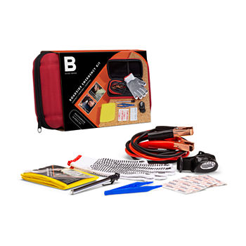 Black Series Roadside Auto Emergency Safety First Aid Kit for Drivers