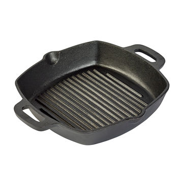 Tabletops Unlimited Cast Iron 10" Grill Pan