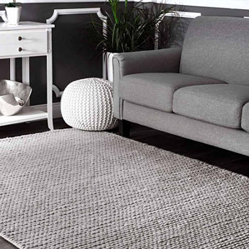 nuLoom Hand Woven Chunky Woolen Cable Rug