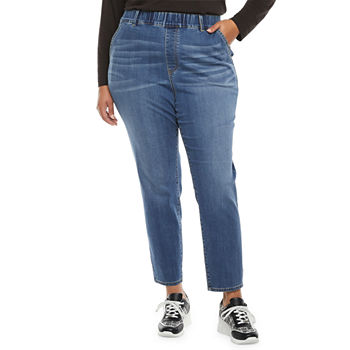 Juicy By Juicy Couture - Plus California Womens Mid Rise Skinny Fit Jean