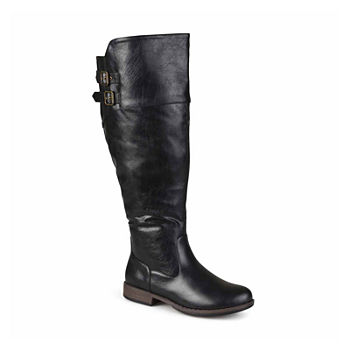 Journee Collection Womens Tori Extra Wide Calf Riding Boots