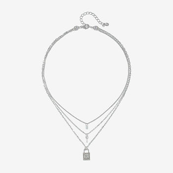 Bijoux Bar 16 Inch Link Round Chain Necklace