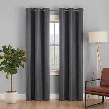 Eclipse Desmond 100% Blackout Grommet Top Single Curtain Panel