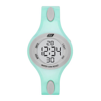 Skechers® Ladies Mint Digital Strap Watch