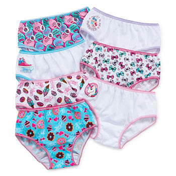 Little Girls JoJo Siwa 7 Pack Brief Panty