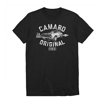 Original Camaro Mens Crew Neck Short Sleeve Regular Fit Graphic T-Shirt
