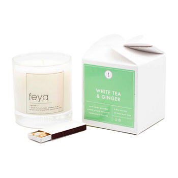 Feya Candle 6.5oz White Tea & Ginger Soy Candle