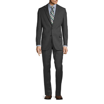 Stafford Super Grey Stria Big & Tall Suit Separates