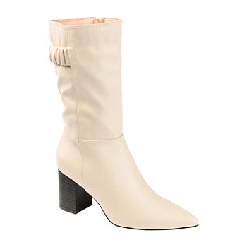 Journee Collection Womens Jc Wilo-Wc Wide Calf Riding Boots Stacked Heel