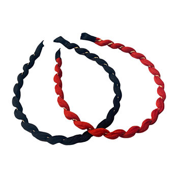 a.n.a Black & Red Twisted 2-pc. Headband