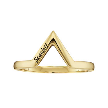 Personalized V-Shaped Ring