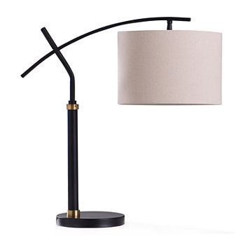 Stylecraft Dudley Black And Gold Desk Lamp
