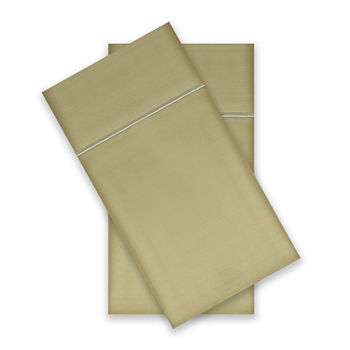 Wrinkle Guard 400TC Cotton 2-Pack Pillowcase