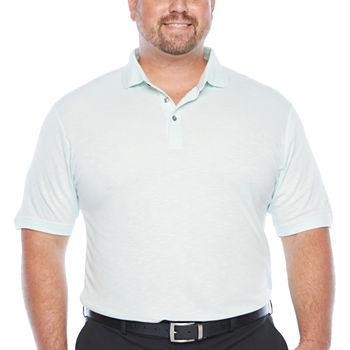 PGA TOUR Mens Short Sleeve Polo Shirt - Big and Tall