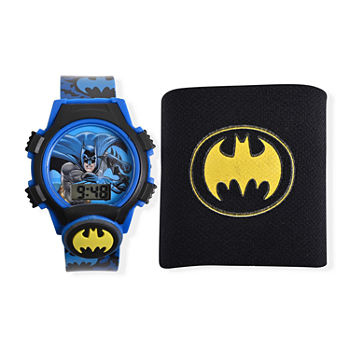Batman Boys Blue 2-pc. Watch Boxed Set Bat40096jc