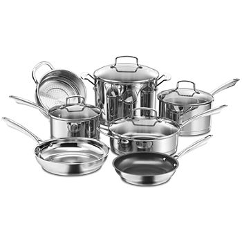 Cuisinart®  Professional Series™ 11-pc. Stainless Steel Cookware Set
