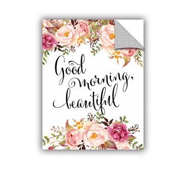 Brushstone Good Morning Beautiful Removable Wall Decal
