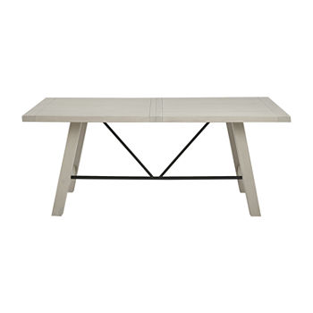 INK+IVY Sonoma Kitchen Collection Rectangular Wood-Top Dining Table