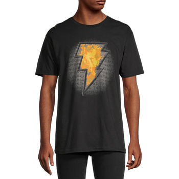 Black Adam Mens Crew Neck Short Sleeve Regular Fit DC Comics Graphic T-Shirt